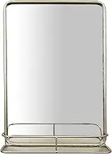 Creative Co-Op Rectangle Wall Mirror with Shelf