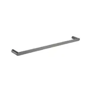 800mm Sleek Single Towel Rail(Brushed Gun Metal)