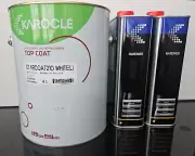 KAROCLE High Gloss BRIGHT WHITE 2K Acrylic Urethane 2:1 MIX 4L +2L KIT