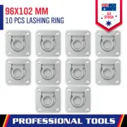 10x 96 x 102mm Lashing D Ring Zinc Plated Tie Down Points Anchor Ute Trailer Au