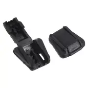 Zipper Pull Cord Ends, 25 Pack Zip Clip Buckle Rope End Lock 18mm, Black