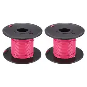 16AWG Gauge Stranded Hook-Up Wire PVC Tinned Copper Wire Spool 10m/33ft Red