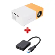 Portable Pocket Projector Mini LED HD 1080P Cinema PLUS HDMI Converter Cable