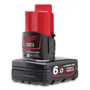 MILWAUKEE 12V RedLithium™-Ion 6.0Ah Battery M12B6