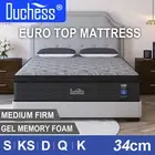 Duchess Pocket Spring Mattress Medium Firm Foam Queen Double King Single 34cm