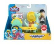 Dino Ranch Min and Clover's Care Cart Vehicle - Features 5" Dino NEW!
