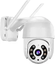 8MP 4K IP Camera with 5MP Speed Dome - Auto Tracking PTZ, Smart Home Outdoor WiFi Surveillance(5MP EU Plug with 64G)