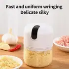 250ML Mini Electric Chopper Food Processor Garlic Press Mixer Vegetable Cutter