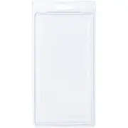 Collecting Warehouse Clear Plastic Clamshell Container, 6.125" x 2.9375" x 1.25"