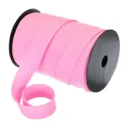 1 Inch Double Fold Bias Tape Continuous Bulk Bias Tape (Pink 55 Yards)