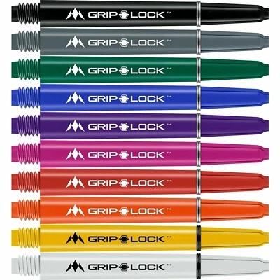 Mission Griplock Dart Stems/Shafts (34mm/48mm,2ba) 10 Colour Choices