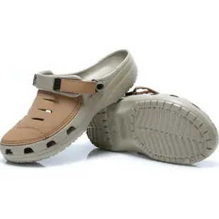 crocs 卡駱馳 特價促銷時尚男士 洞洞鞋 戶外輕便透氣 沙灘鞋 尤肯一代 大碼 休閑防滑 涼鞋