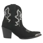 Dingo Joyride Embroidered Snip Toe Pull On Cowboy Booties Womens Size 9.5 M Casu