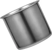 ELAYARD Stainless Steel Rice Cup Measuring Container for Rice Storage Smooth Edges for Family Meals Versatile Kitchen Accessory for Cooking and Serving