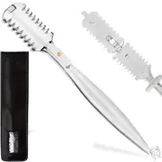PRO HAIR SHAPER THINNING LAYER HAIR CUTTING RAZOR STEEL COMB