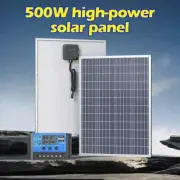 500W 1000W Photovoltaic Solar Panel Power Bank Kit 100A Controller Solar Plate