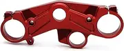 Aluminum Front Fork Lowering Triple Tree Upper Top Clamp for Yamaha YZF R6 YZF-R6 YZFR6 2008 2009 2010 2011 2012 2013 2014 2015 2016 Decorate (Color : RED)