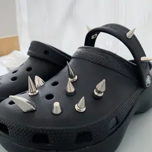 diy鉚釘配飾成品crocs金屬朋克風