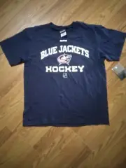 Reebok Columbus Blue Jackets Shirt Nash 61 Youth Size XL New