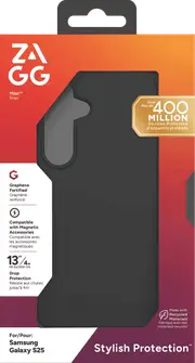 ZAGG Samsung Galaxy S25 Milan Snap (Opaque) Black