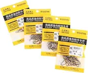 ibasenice Professional Fishing Swivel Pin 80pcs Smooth Surface Corrosion Resistance for Streams Rivers Lakes