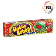 10x Pack Wrigley's Hubba Bubba Strawberry Watermelon Bubble Gum - 5 Piece Packs