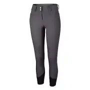 Harper Silicone Knee Patch Breech - Graphite - Ladies