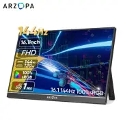 ARZOPA 16.1 inch 100% sRGB 144Hz Portable Monitor Gaming Laptop Display C HDMI