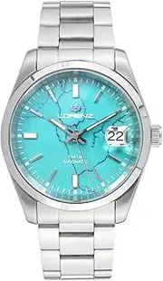 [Lorenz] Geneva Air King 030235TQ Men's Automatic Stainless Steel Watch Sub 100m, silver, Modern