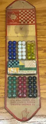 Vintage Hop Ching Chinese Checkers Board Game J. Pressman & Co Made in Japan