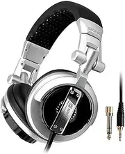 ST-80 Wired Stereo Headset Ergonomic Recording DJ Studio Monitor Headphone with 3.5mm Plug 50mm Driver Unit