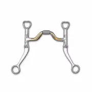 MYLER FLAT SHANK WITH CYPRIUM PORTED BARREL WESTERN BIT MB 33 89-11335C