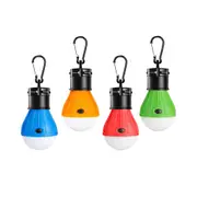 Camping Tent Light Bulb 4Pcs LED Camping Tent Light Bulb Portable Outdoor Hanging Fishing Lantern