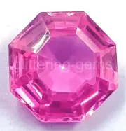 27.25 Ct Octagon Cut Natural Pink Ruby IGL Certified Loose Gemstone 5JRE