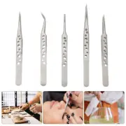 5 Pcs Tweezers Electronic Repair Anti- Static ESD Tweezers Kit