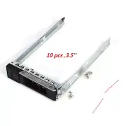 10* X7K8W For Dell 14th Gen R640 R740 SAS /SATA 3.5" LFF Hard Drive Tray Caddy