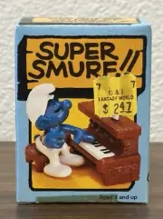 Vtg Schleich Peyo Super Smurf Piano. 6737. Brand New, Sealed. HTF!