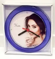 Kim Kardashian 7" Purple novelty wall/desk clock Brand New