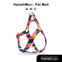在飛比找蝦皮商城優惠-HamshMoc 繽紛時尚狗狗胸背帶 可調節尼龍寵物背帶 舒