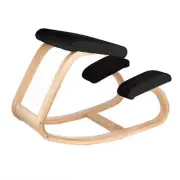Ergonomic Kneeling Chair Stretch Knee Seat Rocking Kneel Stool Wooden Furniture For Home And Office Posture Correction Back Neck Pain Relief