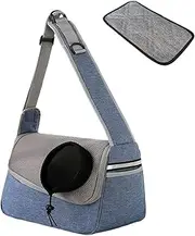 Mivpzisk Pet Carrier Bag | Shoulder Bag Pet Sling Carrier | Breathable Travel Pet Carrier, Adjustable Dog Carrier, Dog Carry Bag Puppy Carrier with Storage Pocket, Travel Accessories