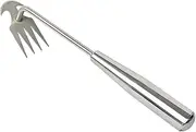 Grass Puller Hand Tool - Stainless Steel Grass Hand Puller Tool | Crabgrass Vegetable Remover with Detachable Handle for Yards, Garden, Farm