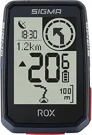 Sigma Rox 2.0 Black Top Mount Set, Bicycle Computer Wireless GPS and Navigation Including Overclamp Butler, Outdoor GPS Navigation for Pure Driving Pleasure