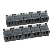 10Pcs Components Part Laboratory Storage Electronic SMD Box SMT Organizer BLACK