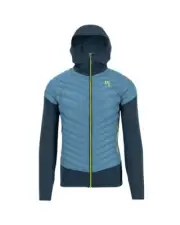 Karpos Sass De Mura Jacket Hybrid Hooded Man, Niagara/Stargazer