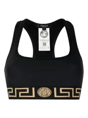 [Versace] Versace-Bralette Sportiva Bordo Greca-Donna S