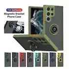 Case For Samsung Galaxy S23 S22 S21 S20 FE Magnetic Ring Stand Shockproof Cover