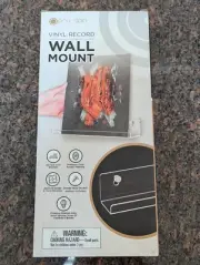 NEW PRO SPIN 6 Pack Wall Mount Vinyl Album Record Display Holder Rack Set CLEAR