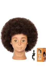 Mannequin Head Human Hair Doll Head with Hair Manikin Head 10 Inch doll head
