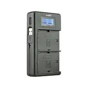 Jupio Dedicated Duo USB Charger Adapter w/LCD For Canon LPE6/LPE6N Batteries
